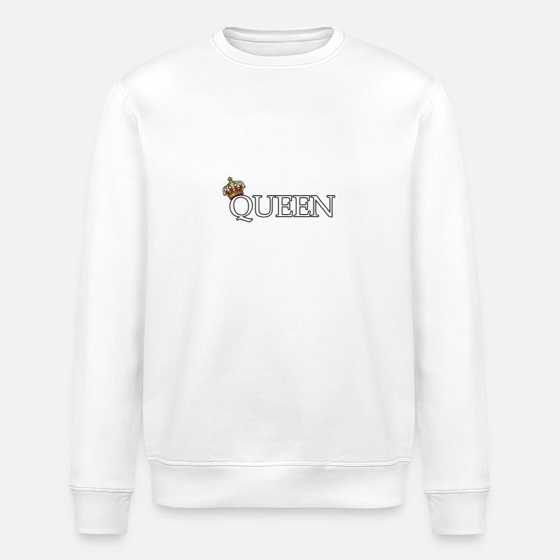 reine - Sweat bio ROLLER Stanley/Stella Unisexe - blanc