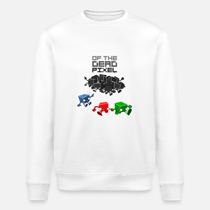 dead pixel - Stanley/Stella Unisex Bio-Sweatshirt ROLLER - Weiß