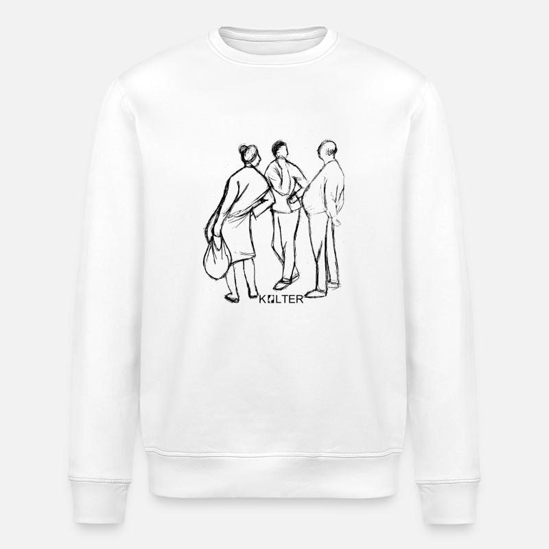 Die 3 Schwätzer - Stanley/Stella Unisex Bio-Sweatshirt ROLLER - Weiß