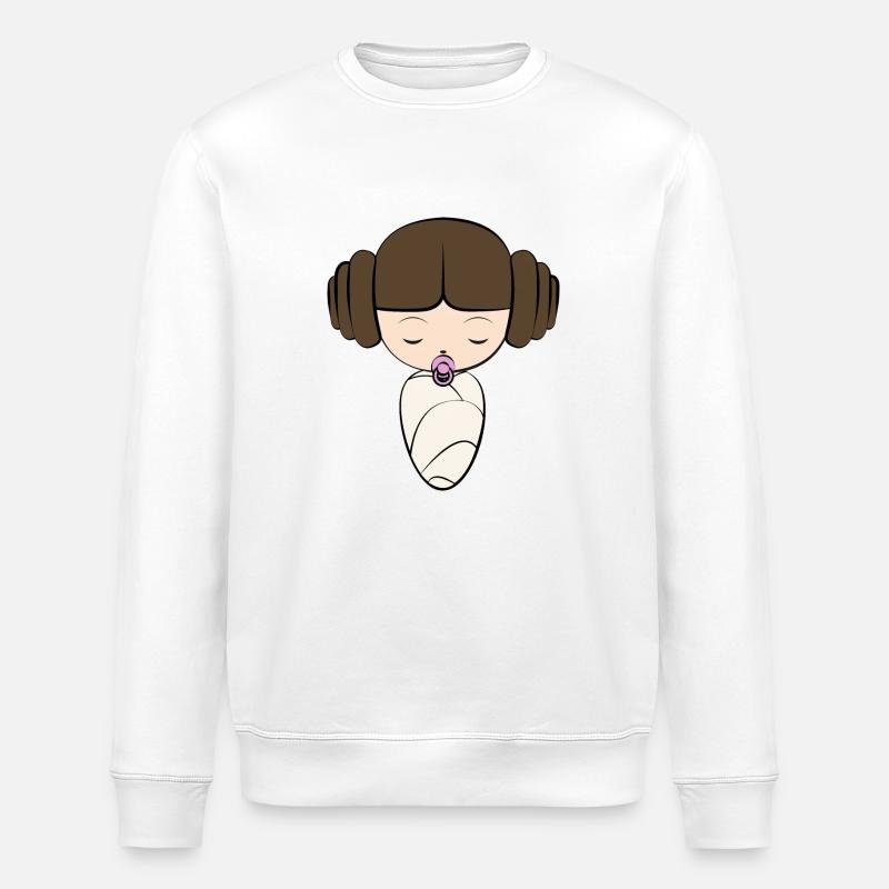 HO_Leia-Bebe - Sweat bio ROLLER Stanley/Stella Unisexe - blanc
