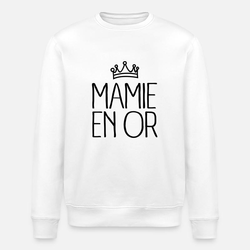 Mamie En Or - Sweat bio ROLLER Stanley/Stella Unisexe - blanc