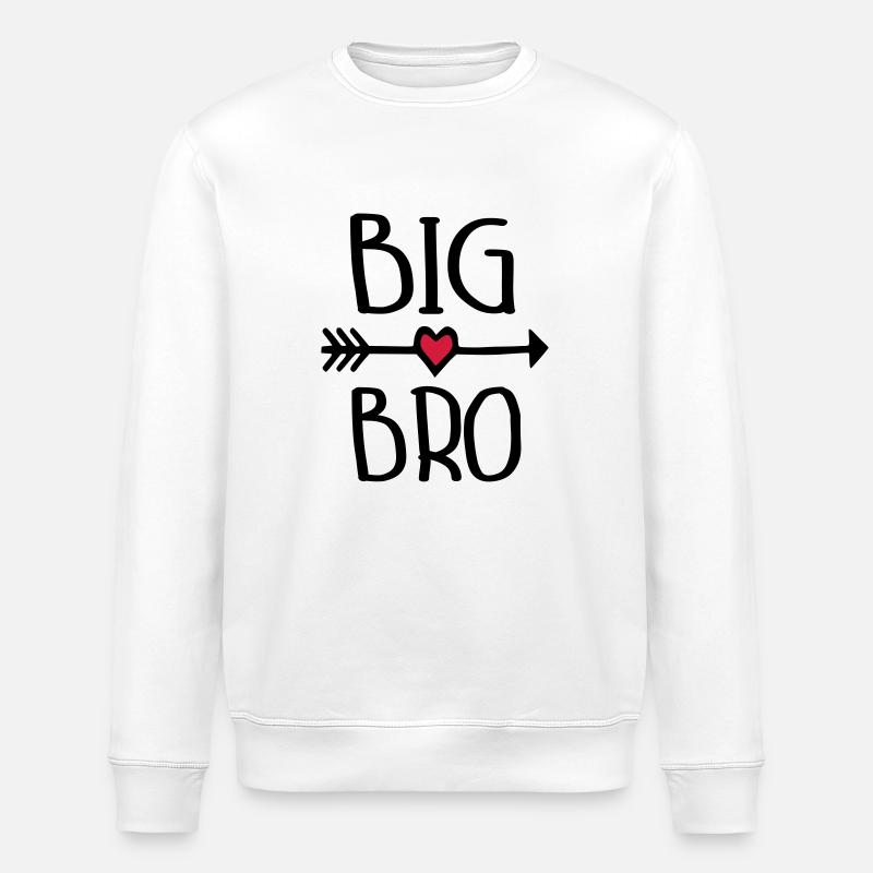Big Bro - Stanley/Stella Unisex Bio-Sweatshirt ROLLER - Weiß