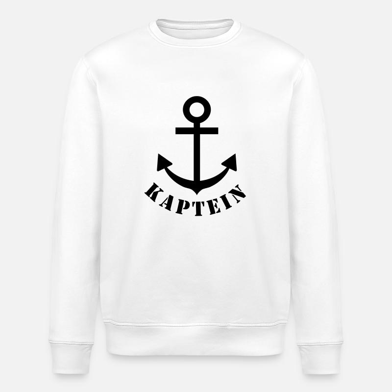 kaptein - Sweat bio ROLLER Stanley/Stella Unisexe - blanc