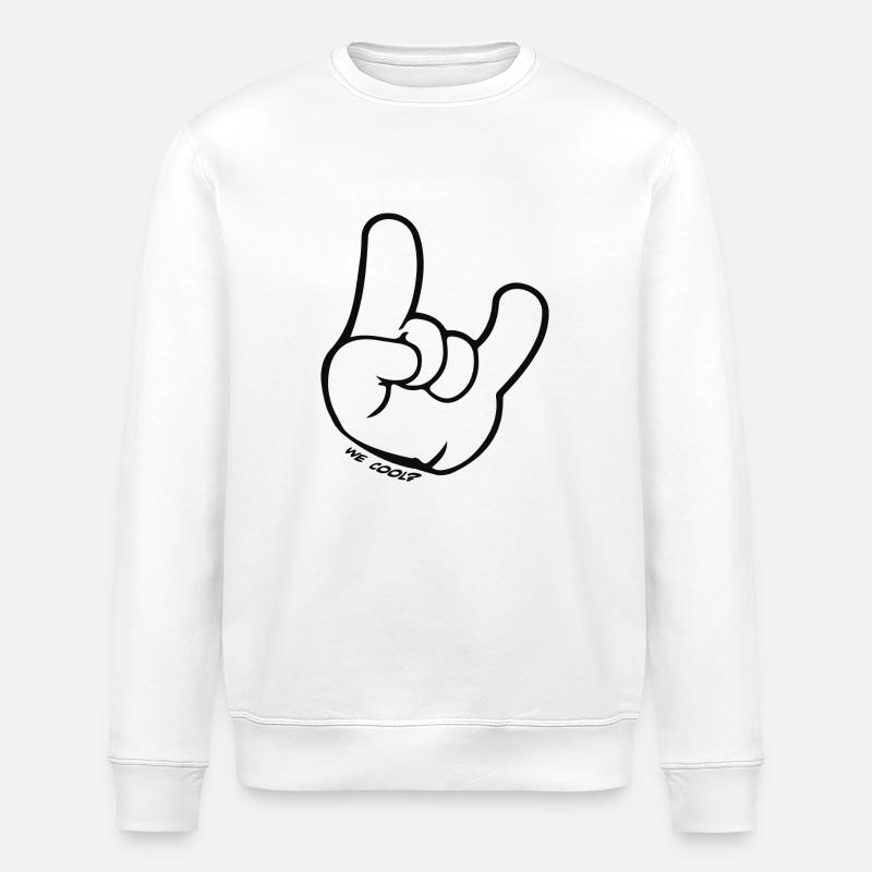 nous refroidissons - Sweat bio ROLLER Stanley/Stella Unisexe - blanc