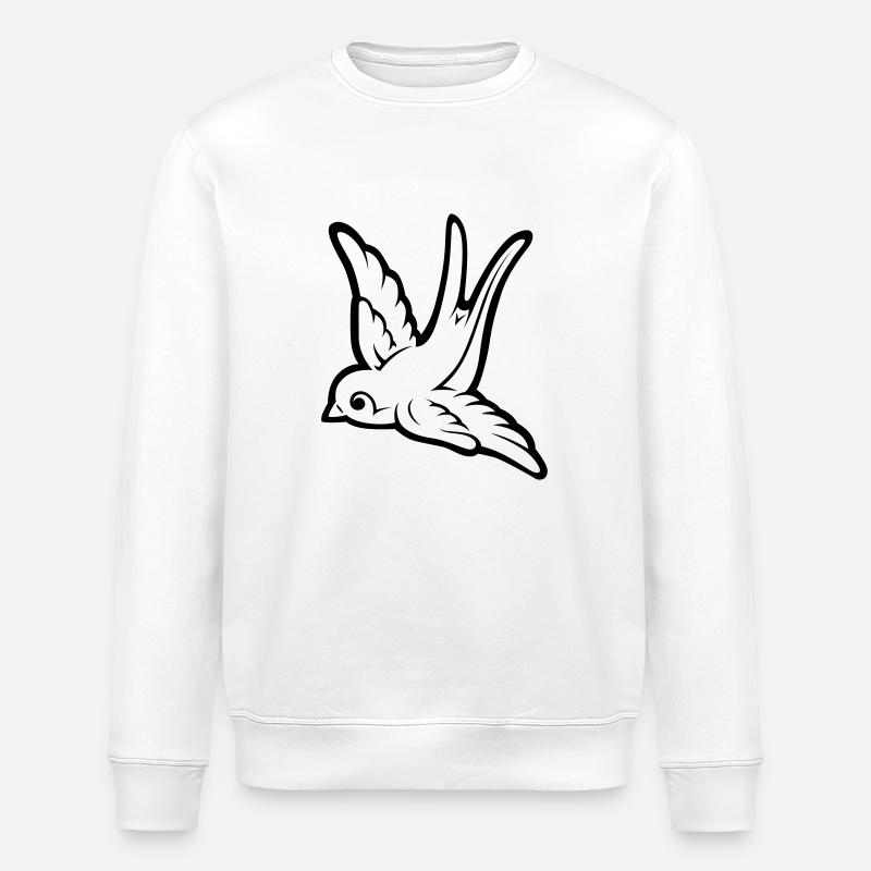 swallow - Stanley/Stella Unisex Bio-Sweatshirt ROLLER - Weiß