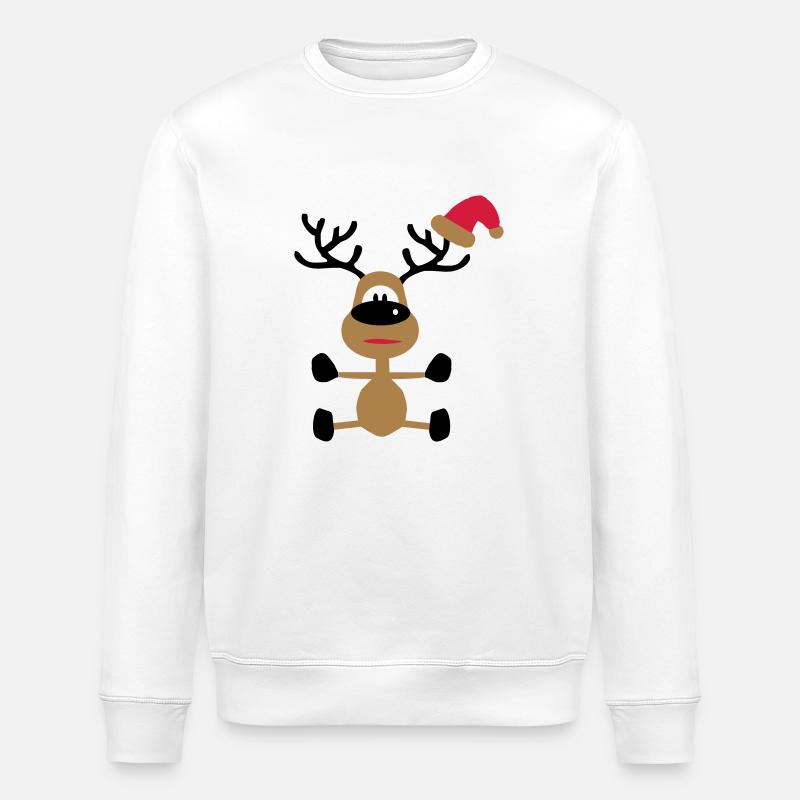 Weihnachten - Stanley/Stella Unisex Bio-Sweatshirt ROLLER - Weiß