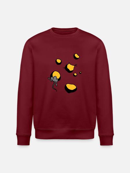 maus - Stanley/Stella ROLLER Unisex Organic Sweatshirt - white
