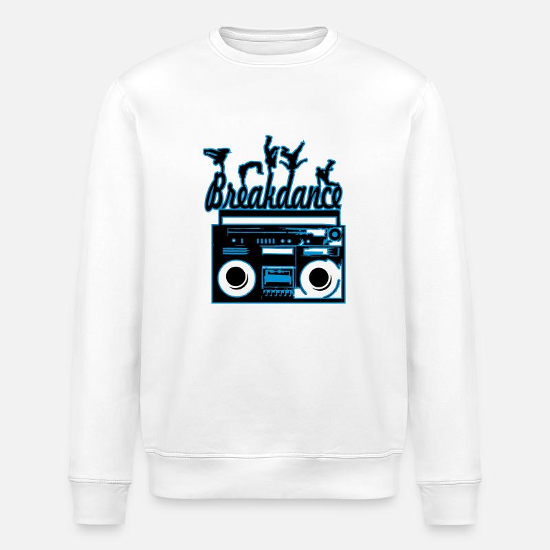 breakdance - Sweat bio ROLLER Stanley/Stella Unisexe - blanc