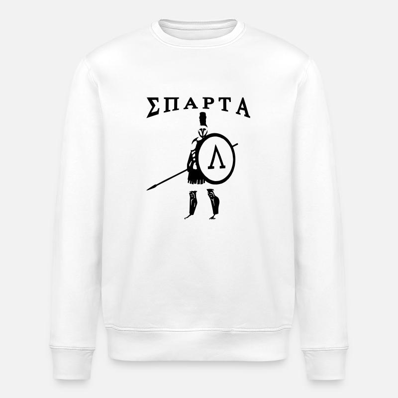 Spartan 3 + Sparta - Stanley/Stella Unisex Bio-Sweatshirt ROLLER - Weiß