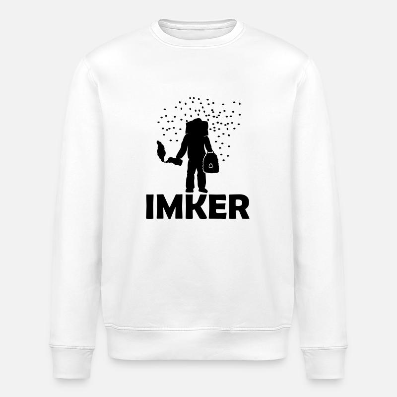 imker - Stanley/Stella Unisex Bio-Sweatshirt ROLLER - Weiß