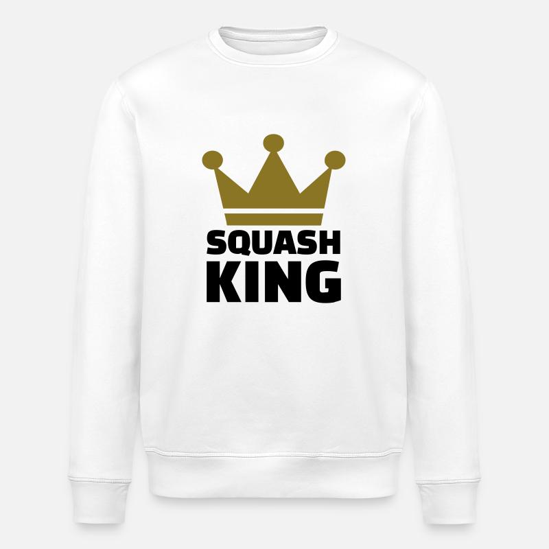 Squash King - Sweat bio ROLLER Stanley/Stella Unisexe - blanc