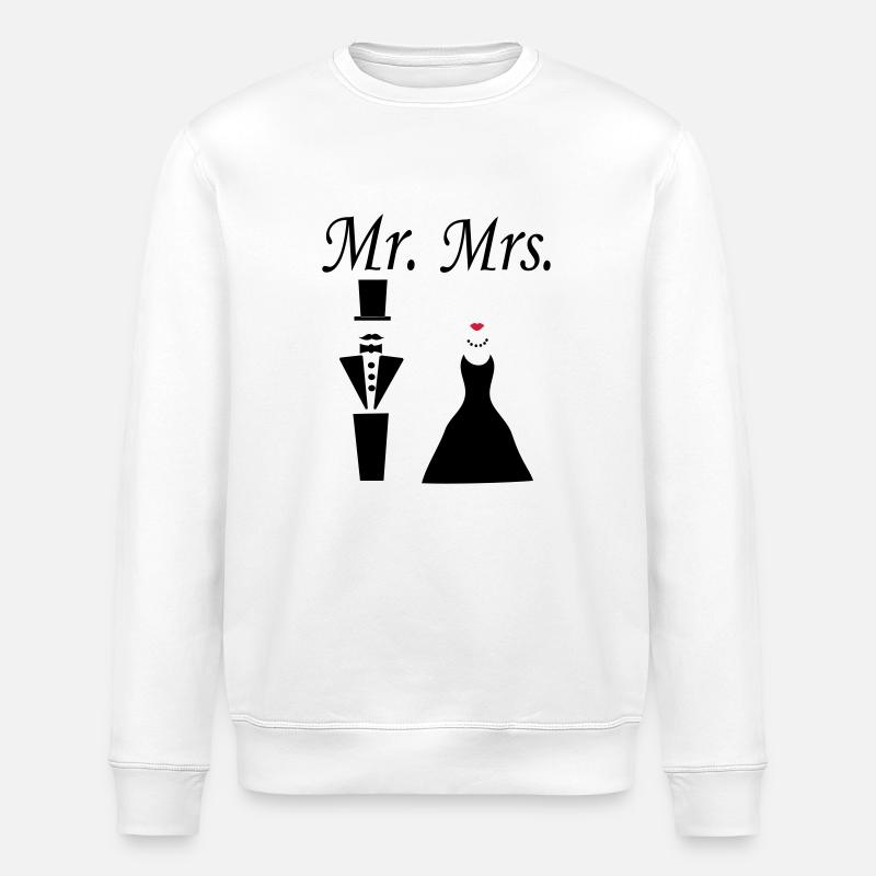 mrmrs_222 - Stanley/Stella ROLLER Unisex Organic Sweatshirt - white