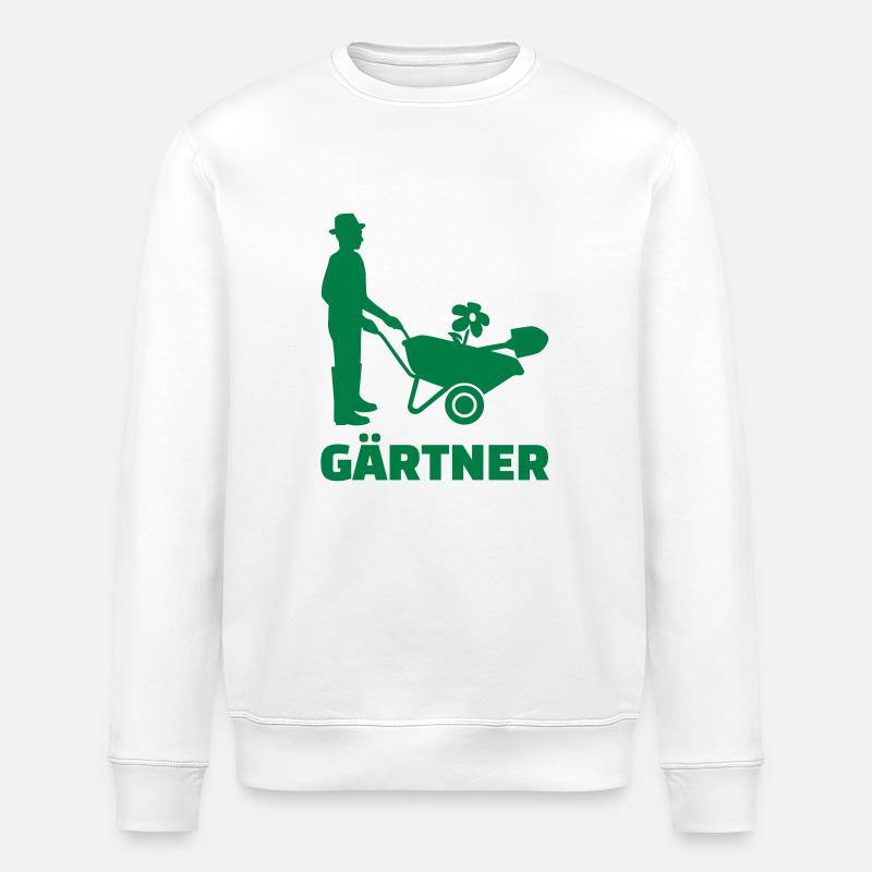 Gärtner - Stanley/Stella Unisex Bio-Sweatshirt ROLLER - Weiß