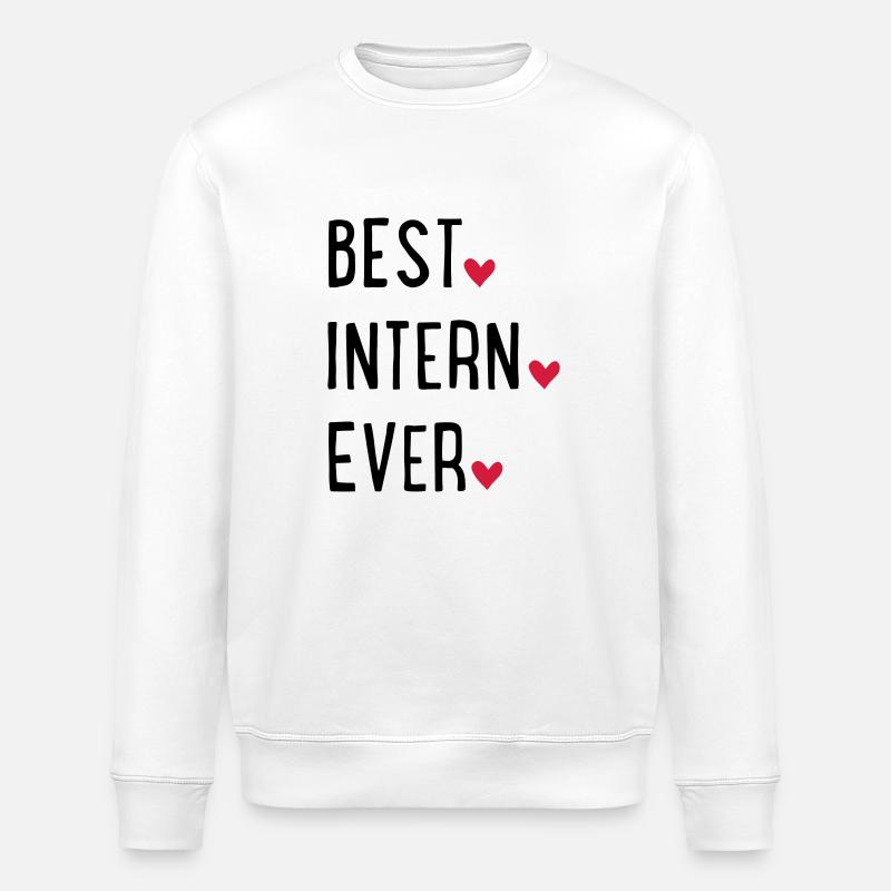 Intern - Stanley/Stella ROLLER Unisex Organic Sweatshirt - white