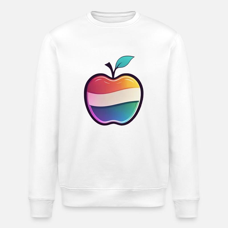 Apfel - Stanley/Stella Unisex Bio-Sweatshirt ROLLER - Weiß
