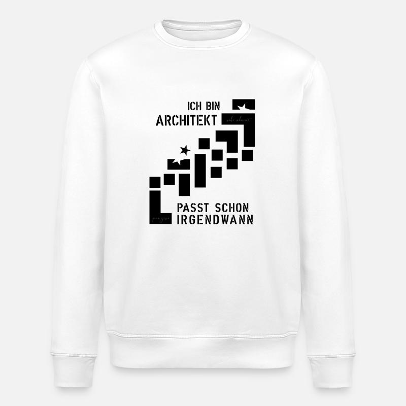 Architekt - Stanley/Stella Unisex Bio-Sweatshirt ROLLER - Weiß