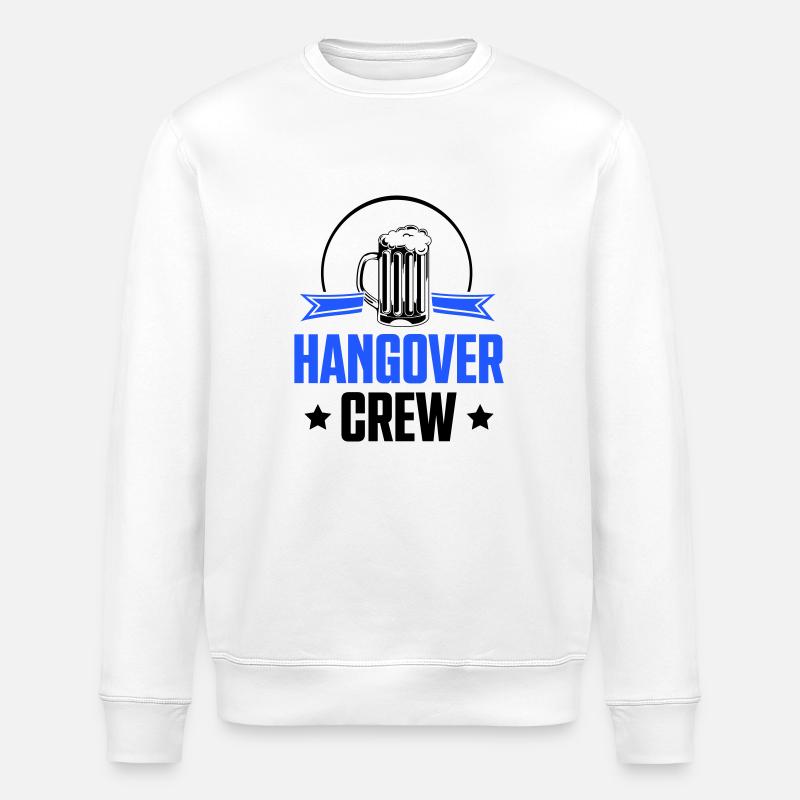 Équipage de gueule de bois - Sweat bio ROLLER Stanley/Stella Unisexe - blanc