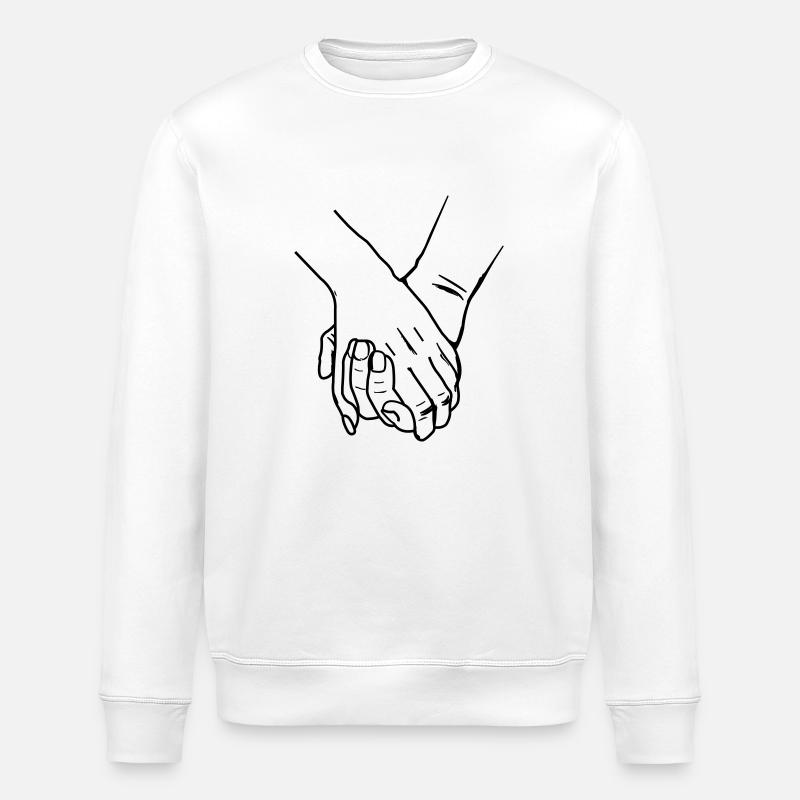 mains - Sweat bio ROLLER Stanley/Stella Unisexe - blanc