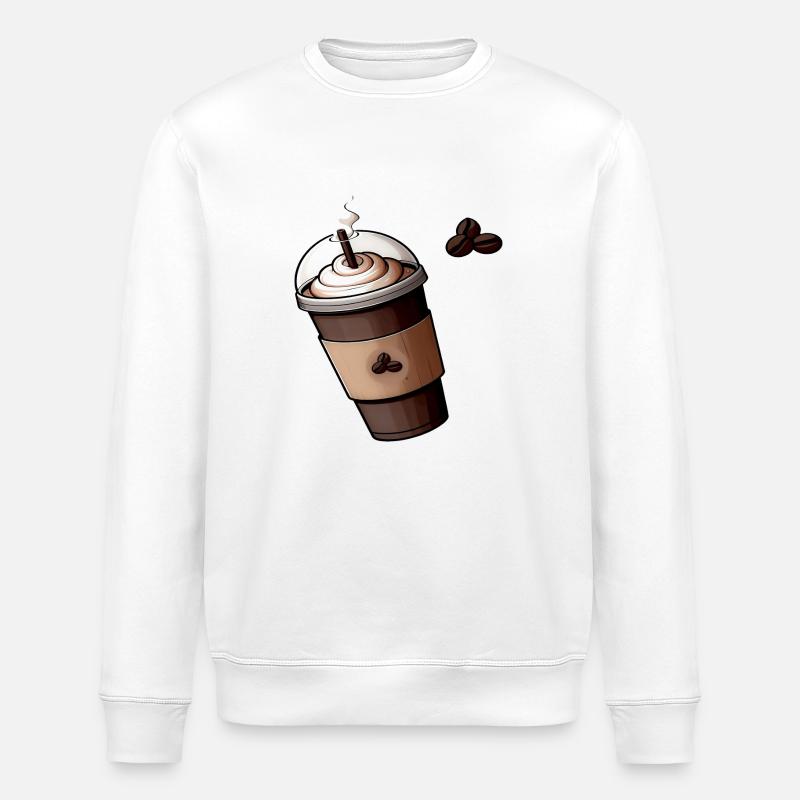 Kaffeetasse - Stanley/Stella Unisex Bio-Sweatshirt ROLLER - Weiß