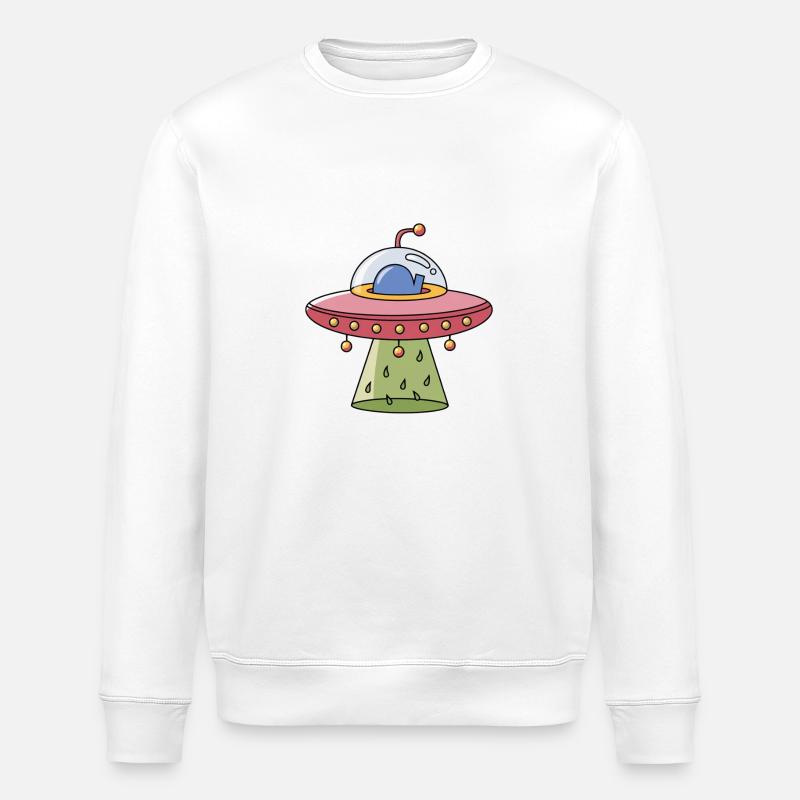 Ufo - Stanley/Stella Unisex Bio-Sweatshirt ROLLER - Weiß