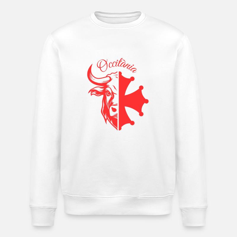 OCCITÀNIA TAUREAU - Sweat bio ROLLER Stanley/Stella Unisexe - blanc