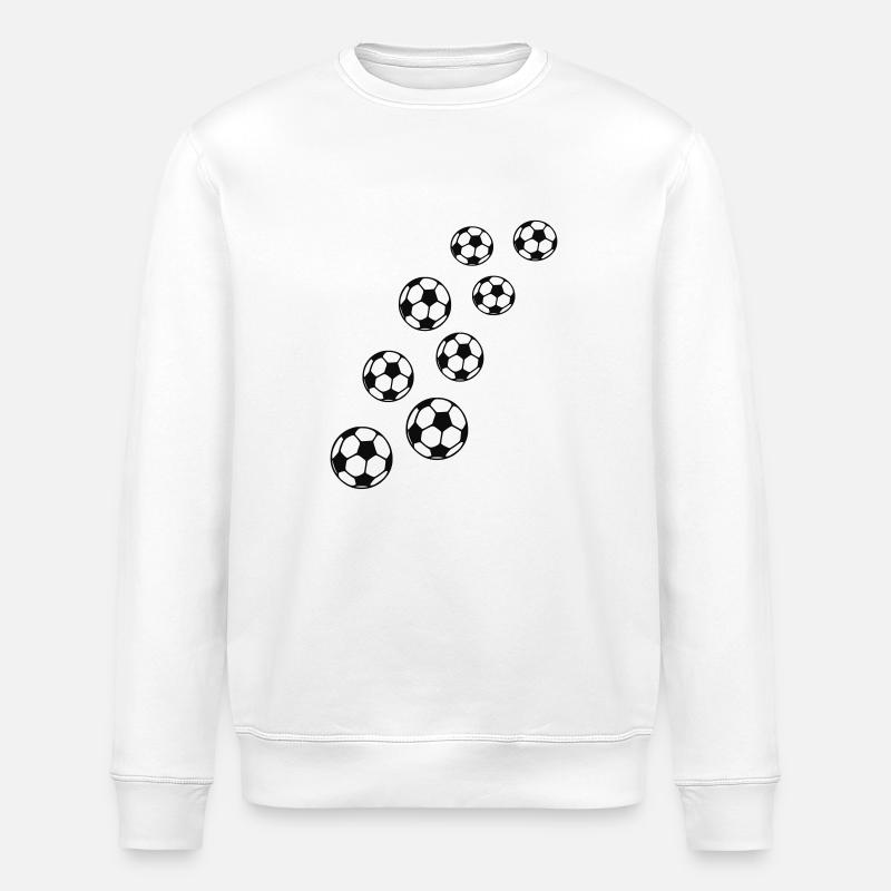 Fußball - Stanley/Stella Unisex Bio-Sweatshirt ROLLER - Weiß