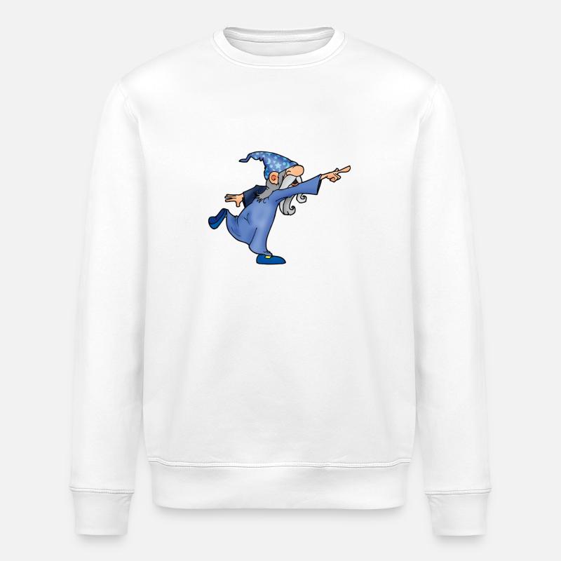 Wizzy Wizard - Stanley/Stella ROLLER Unisex Organic Sweatshirt - white