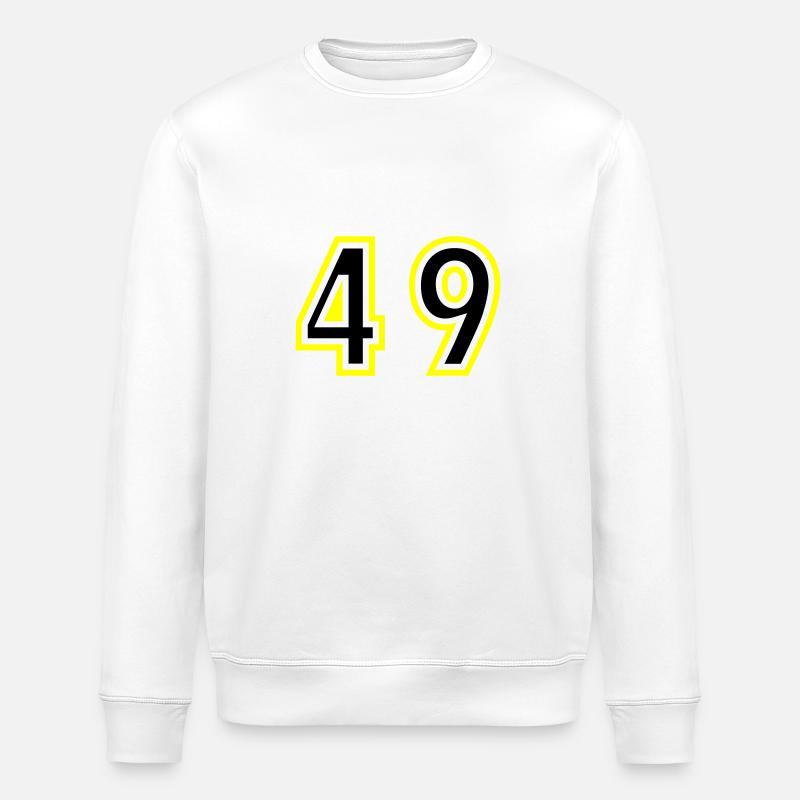 49 Nombre Collège - Sweat bio ROLLER Stanley/Stella Unisexe - blanc