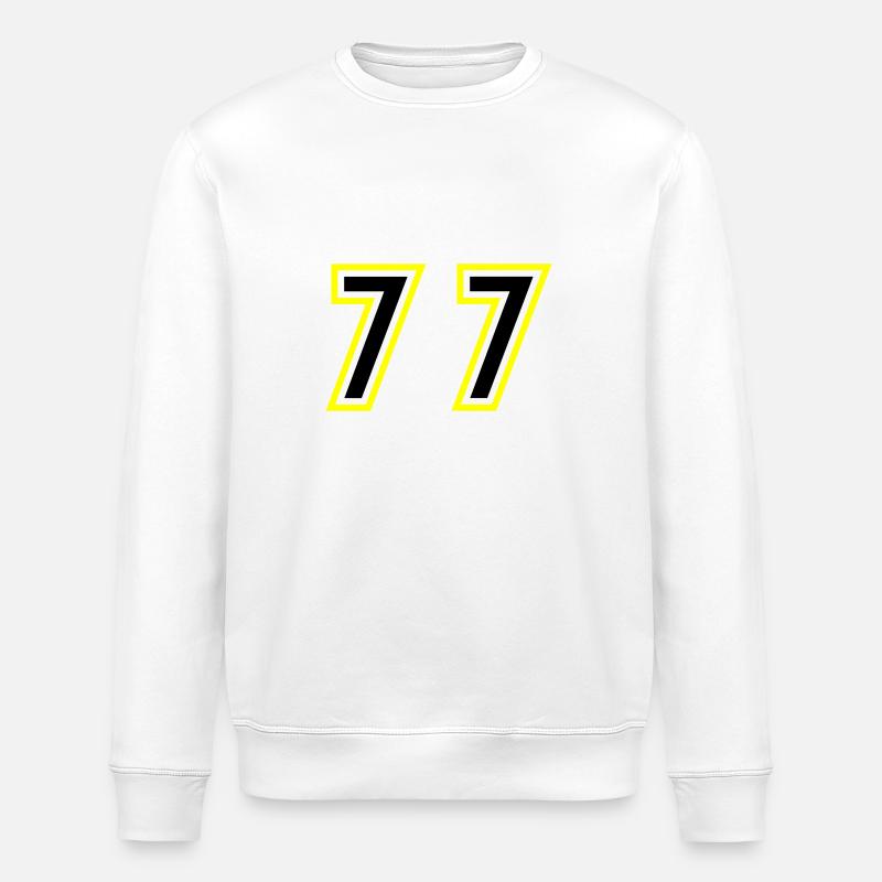 77 Nombre Collège - Sweat bio ROLLER Stanley/Stella Unisexe - blanc