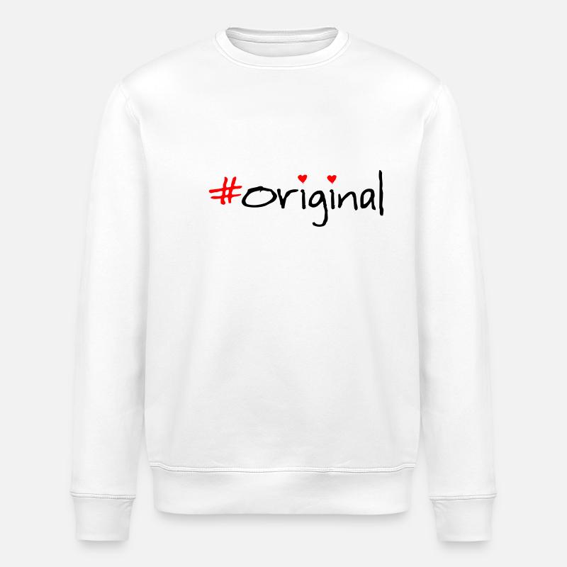 Langue source - Sweat bio ROLLER Stanley/Stella Unisexe - blanc