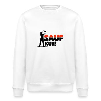 Sauf Kur Party - Stanley/Stella Unisex Bio-Sweatshirt ROLLER - Weiß - Vorne - Nik (191cm)