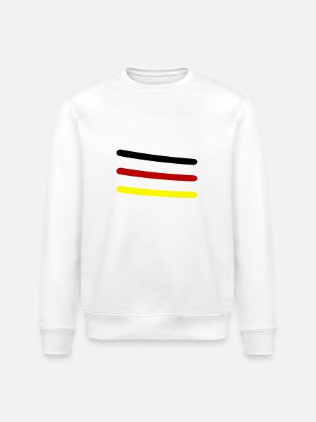 Germany Line - Stanley/Stella ROLLER Unisex Organic Sweatshirt - white