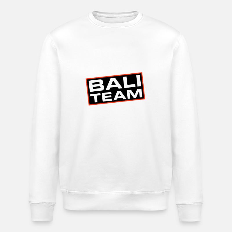 Bali Team - Stanley/Stella Unisex Bio-Sweatshirt ROLLER - Weiß