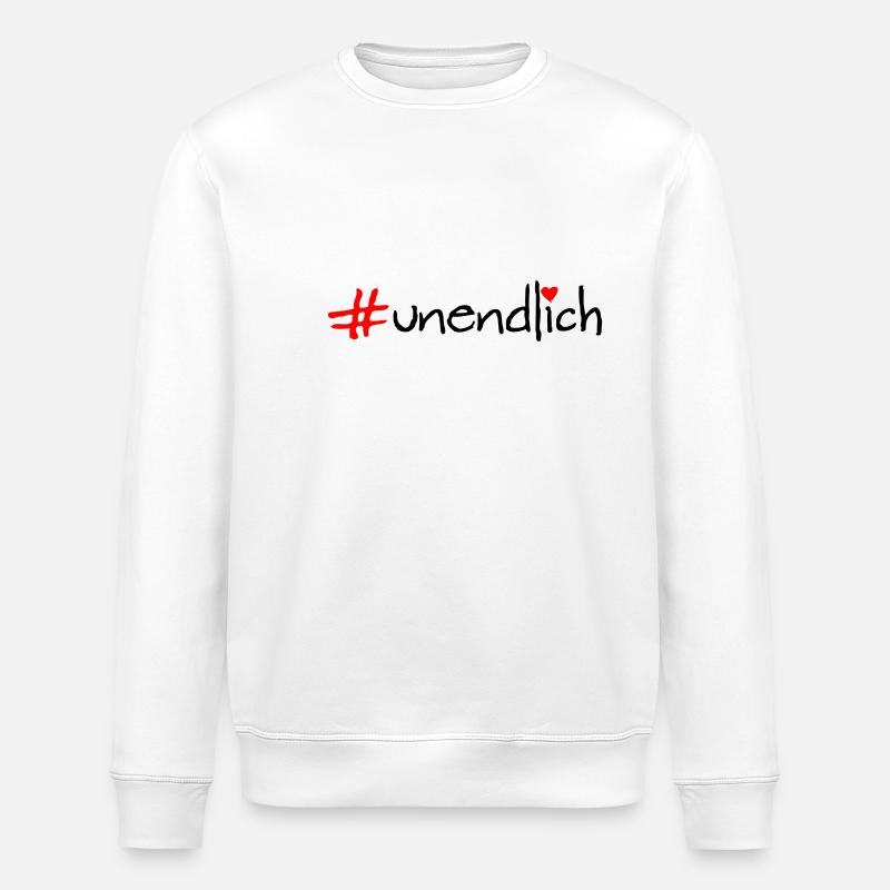 unendlich - Stanley/Stella Unisex Bio-Sweatshirt ROLLER - Weiß