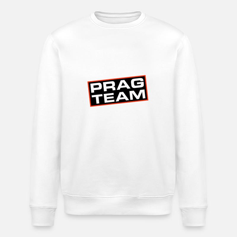 Prague Team - Stanley/Stella ROLLER Unisex Organic Sweatshirt - white