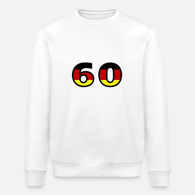 Maillot Allemagne numéro 60 - Sweat bio ROLLER Stanley/Stella Unisexe - blanc