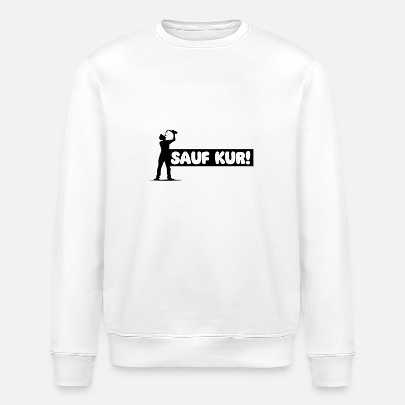 Sauf Kur Party - Sweat bio ROLLER Stanley/Stella Unisexe - blanc