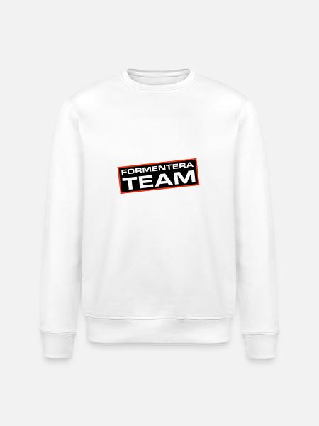 Formentera Team - Stanley/Stella ROLLER Unisex Organic Sweatshirt - white