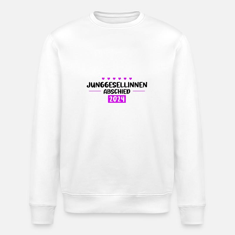 Jga 2024 Junggesellinnenabschied - Stanley/Stella Unisex Bio-Sweatshirt ROLLER - Weiß