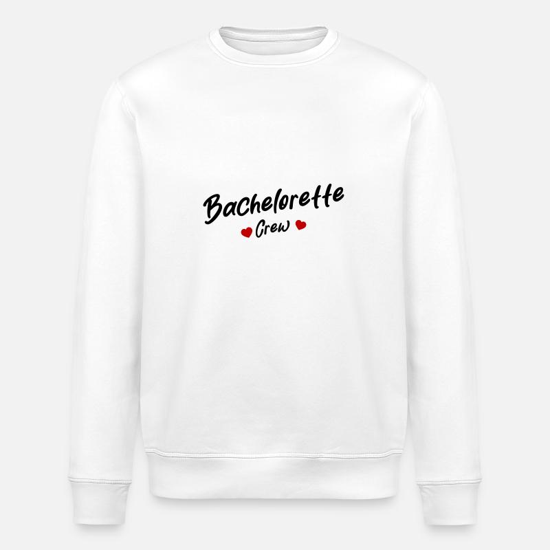 Bachelorette Crew Coeur - Sweat bio ROLLER Stanley/Stella Unisexe - blanc