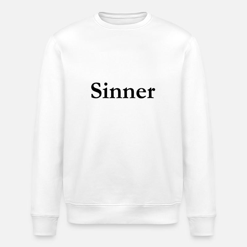 Sinner - Stanley/Stella ROLLER Unisex Organic Sweatshirt - white