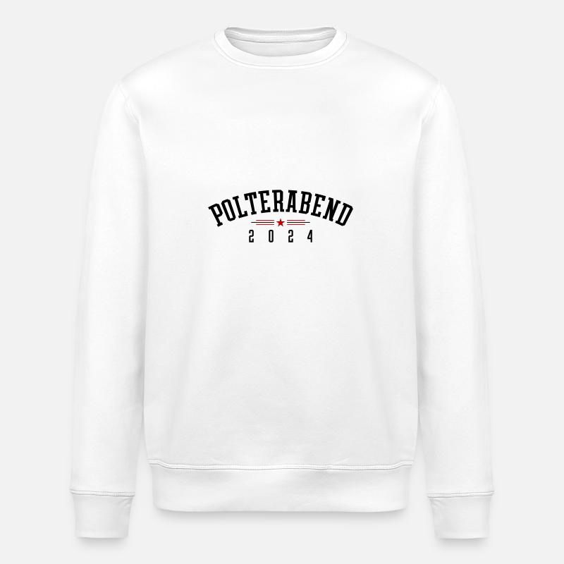 Polterabend 2024 - Stanley/Stella Unisex Bio-Sweatshirt ROLLER - Weiß