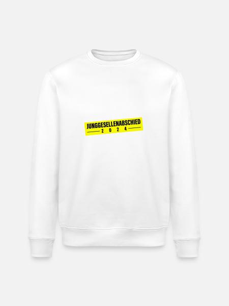 Bachelor Party 2024 - Stanley/Stella ROLLER Unisex Organic Sweatshirt - white
