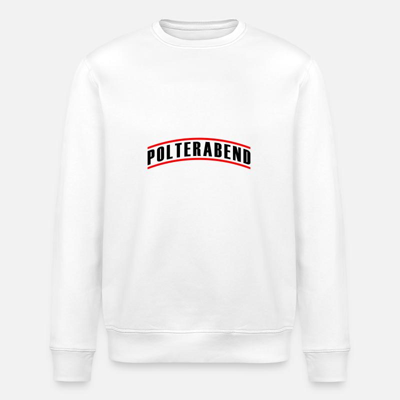 Polterabend Junggesellenabschied - Stanley/Stella Unisex Bio-Sweatshirt ROLLER - Weiß