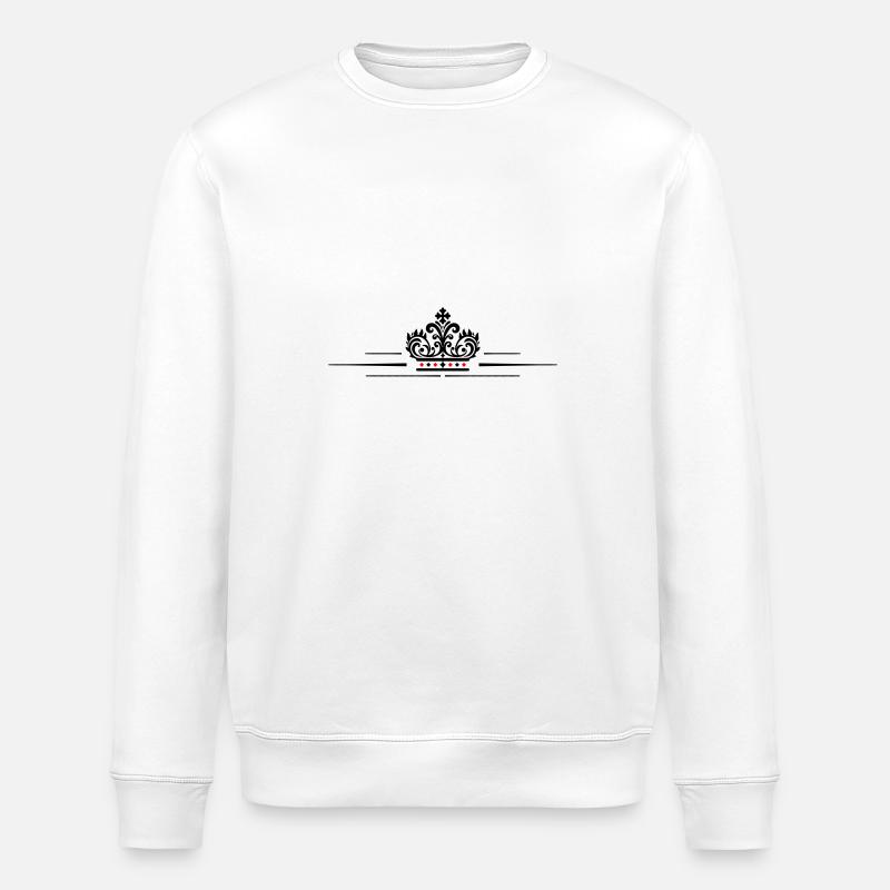 Krone Icon - Stanley/Stella Unisex Bio-Sweatshirt ROLLER - Weiß