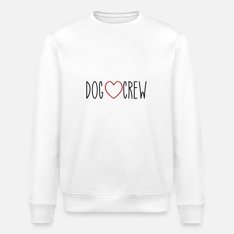 Coeur d’équipage de chien - Sweat bio ROLLER Stanley/Stella Unisexe - blanc