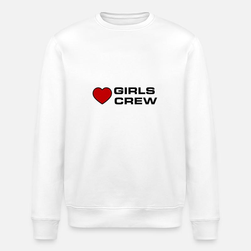 Équipage de filles - Sweat bio ROLLER Stanley/Stella Unisexe - blanc