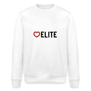 Elite Heart - Stanley/Stella ROLLER Unisex Organic Sweatshirt - white - Front - Nik (191cm)