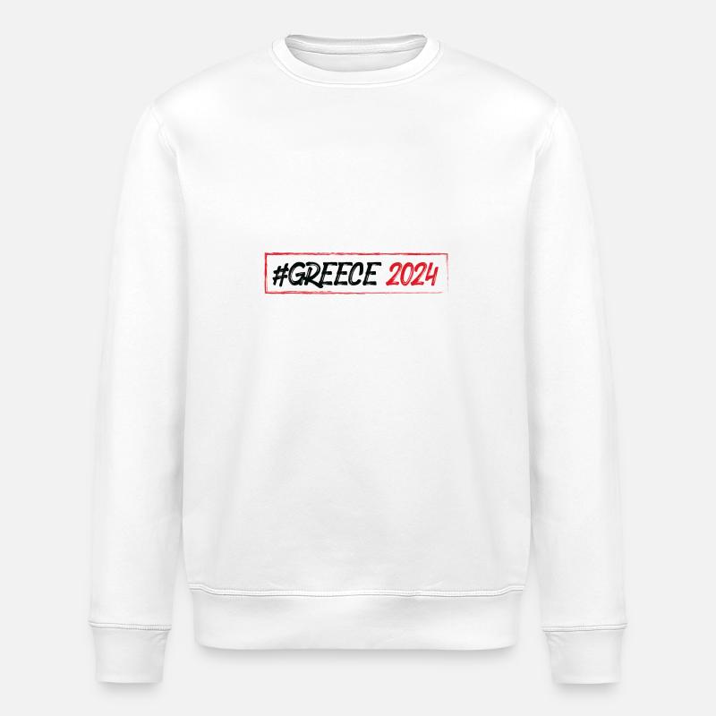 Greece 2024 - Stanley/Stella Unisex Bio-Sweatshirt ROLLER - Weiß