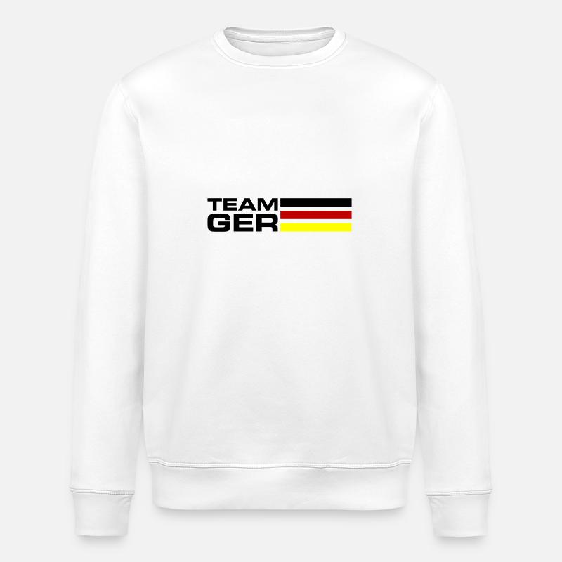 Team Germany - Stanley/Stella Unisex Bio-Sweatshirt ROLLER - Weiß